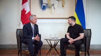 Zelensky y Carney debatieron mecanismos